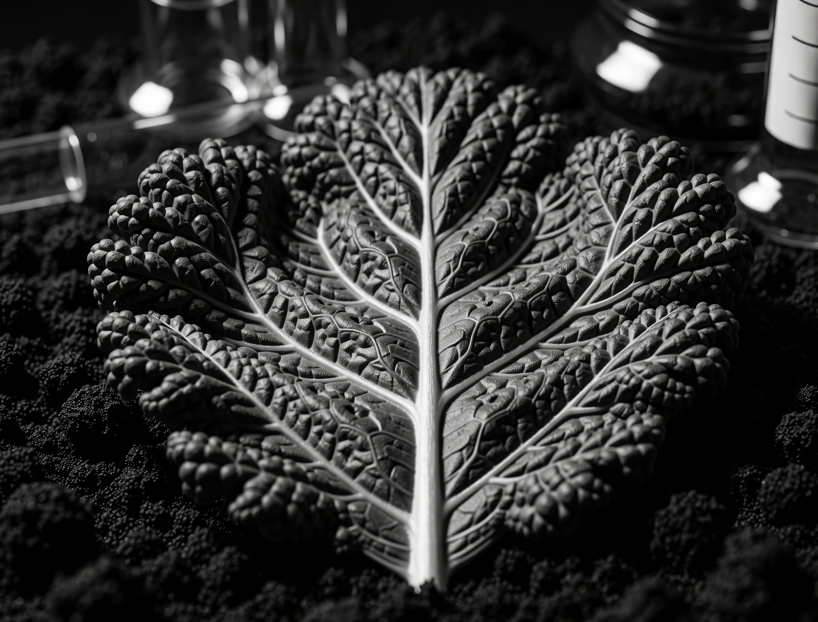 Microscopic view of botanical structure
