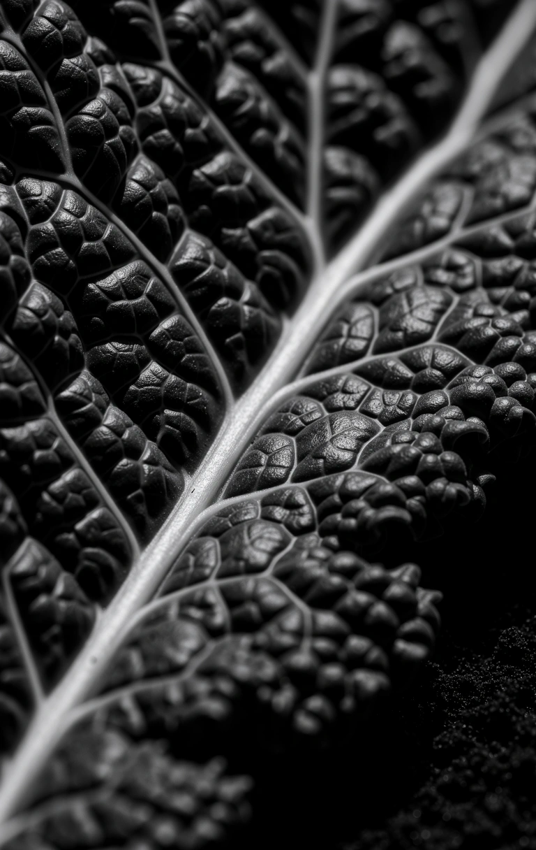 Cellular structure of a leaf